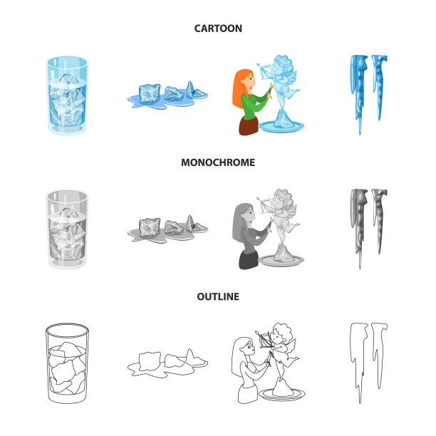 纹理和冻结图标图片下载