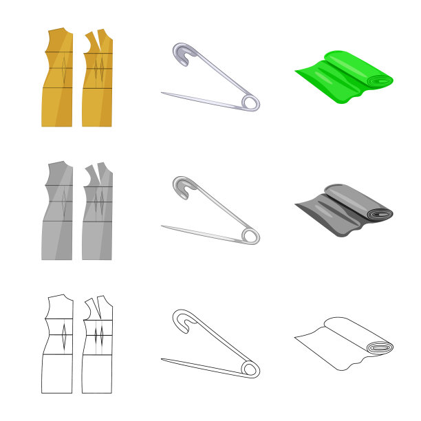 设计工艺和手工标志套图片下载