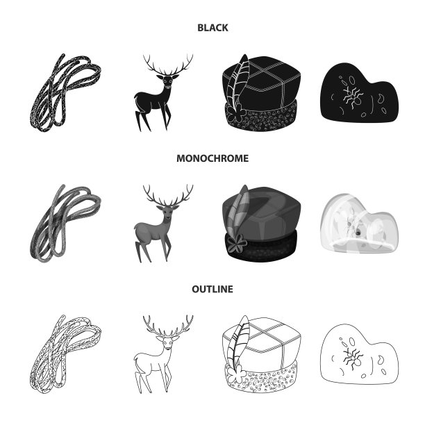 设计传统和旅游标志图片下载