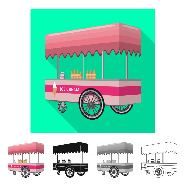 手推车和rologo的集合图片下载