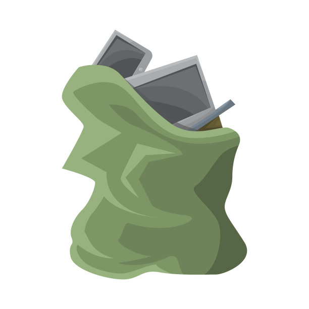 设计包和剥落标志集图片下载