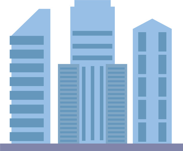 城市建筑与城市符号隔绝图片下载