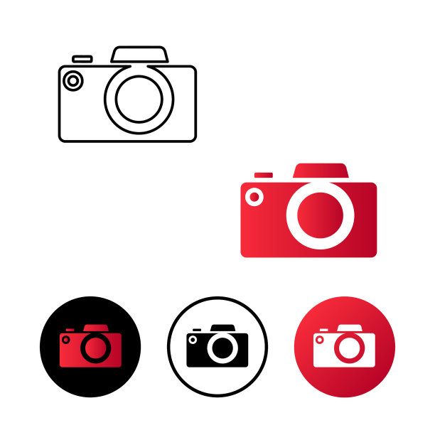 抽象摄影图标插图图片下载