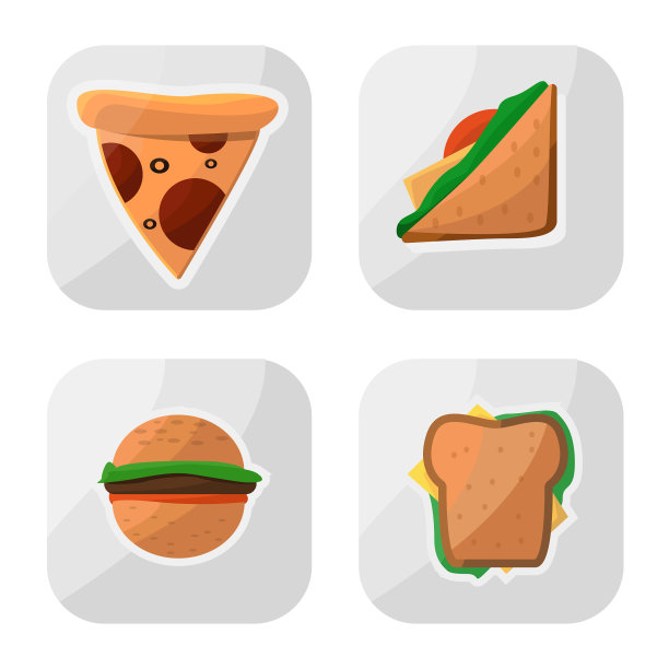 设计售卖和服务标志集图片下载