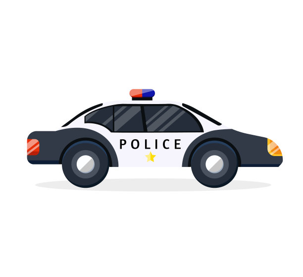 安全警车图片下载
