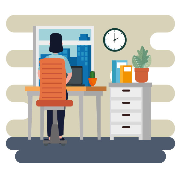 女商人坐在椅子上，带着笔记本电脑图片下载