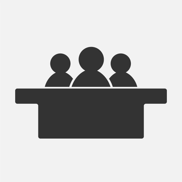 陪审员图标孤立在白色背景图片下载