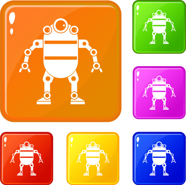 机器人图标设置颜色图片下载