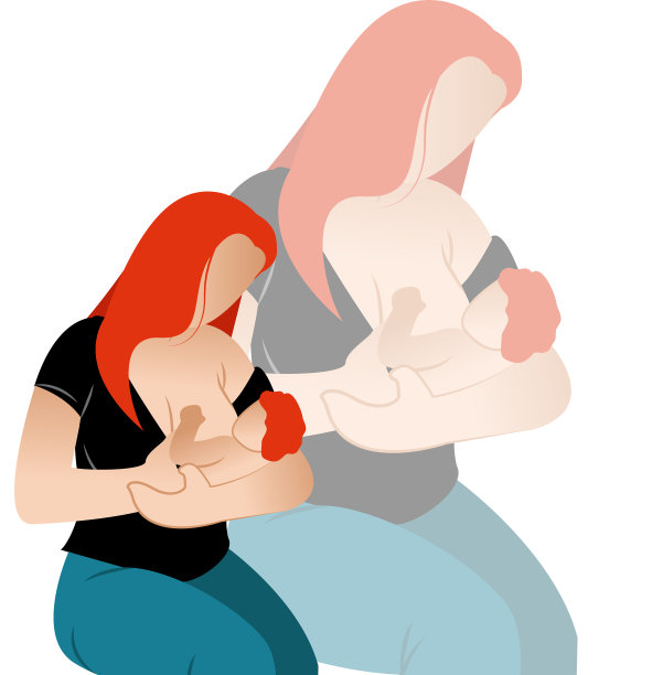 一名妇女在怀中给儿子喂奶图片下载