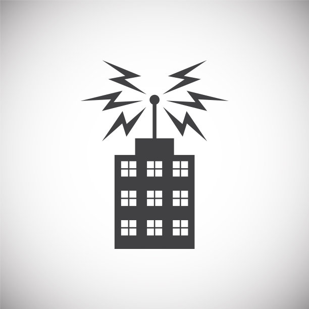 天线相关图标的背景图形图片下载