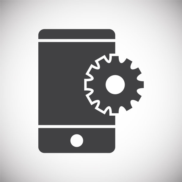 智能手机服务相关图标的背景图片下载