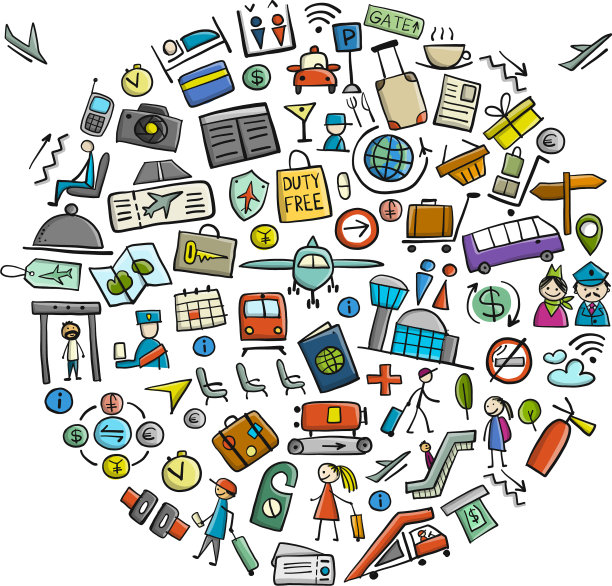 机场收集背景为您的设计图片下载