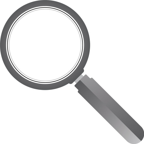 放大镜放大图标标志元素图片下载