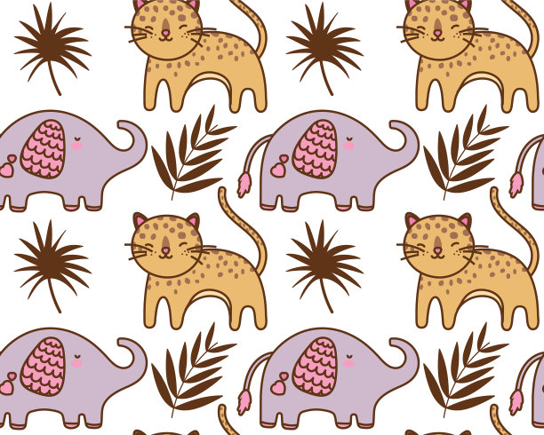 可爱卡通背景设计图片下载