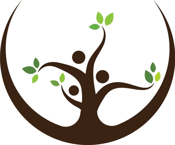 家庭树插图标志模板图片下载