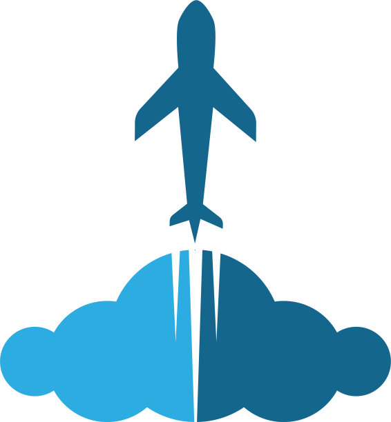 空中飞机的标志图片下载