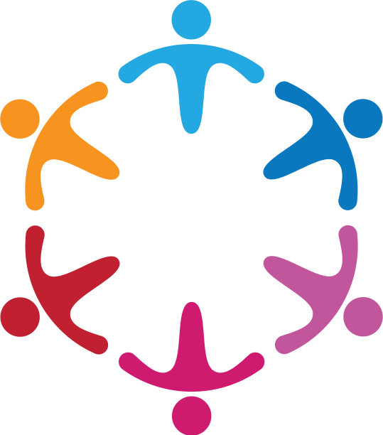 社区关怀标志模板图片下载