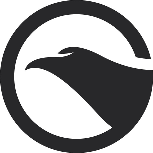 猎鹰鹰鸟标志模板图片下载