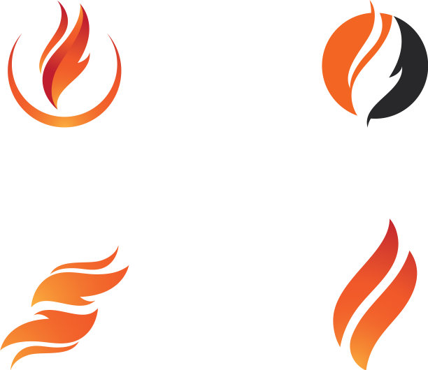 火焰logo模板图片下载