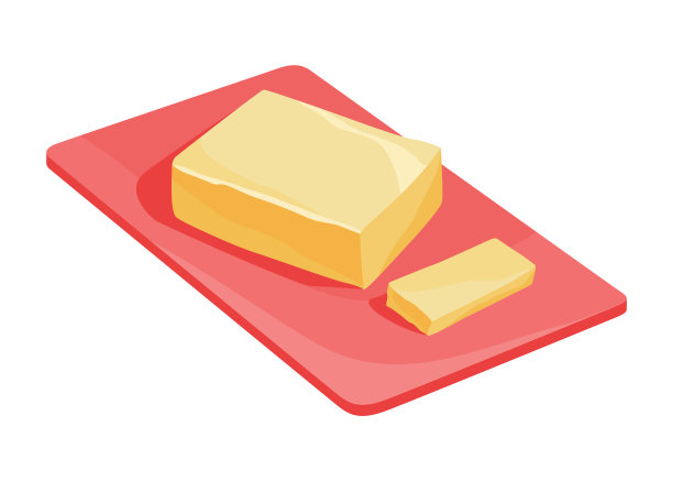 黄油或人造黄油铺黄砖的图片下载