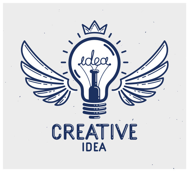 有翅膀的灯泡就像图片下载