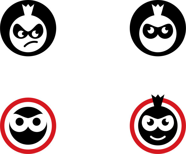 忍者的脸标志图片下载