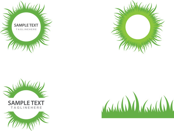 草地上的标志图片下载