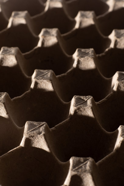 抽象的背景。框架几何。鸡蛋包装。用于放置家庭鸡蛋的纸盘。米色和灰色。极简主义图片下载