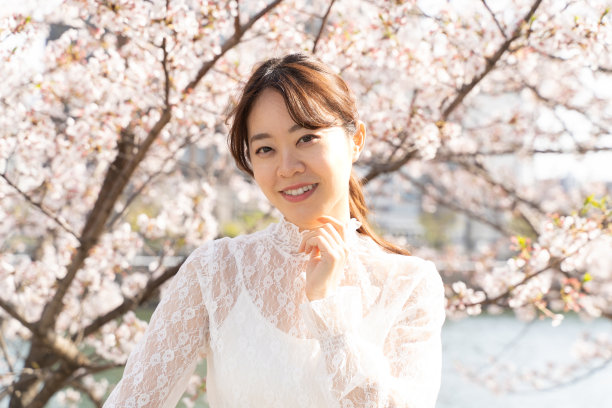 樱花盛开的季节肖像图片下载