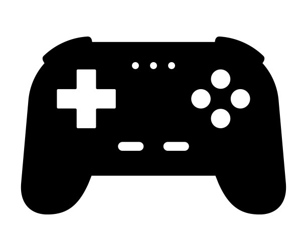 游戏控制器孤立矢量插图。图片下载