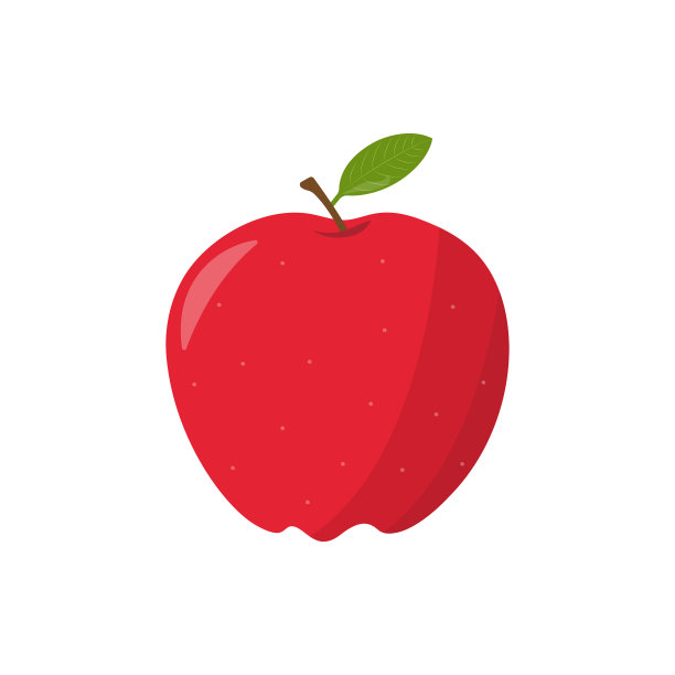 苹果图标矢量设计。图片下载