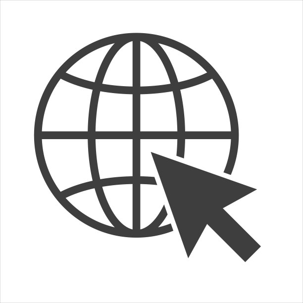 白色背景上的世界图标。矢量图图片下载