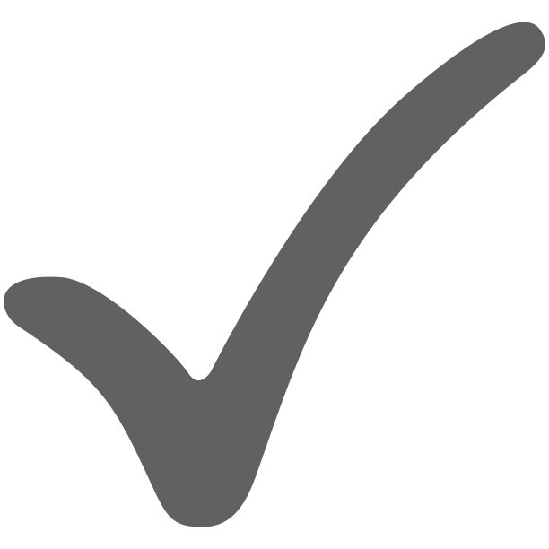 勾选标记矢量灰色勾选图标图片下载