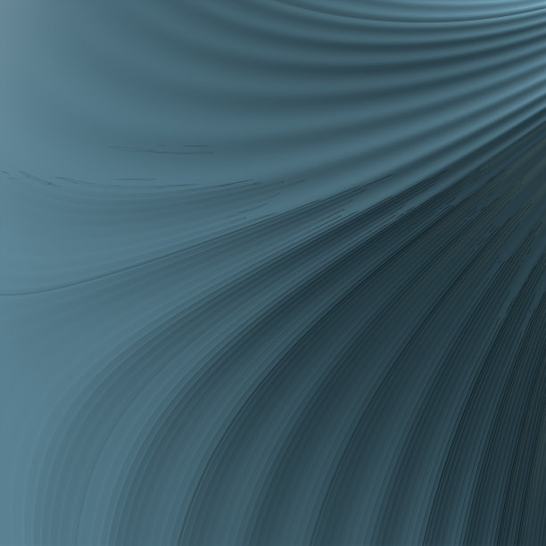 蓝色曲线抽象背景。3d插图，3d渲染图片下载