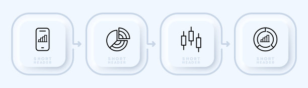 图设置图标。电话,图表,图表。新生变形样式。矢量线图标的业务和广告图片下载