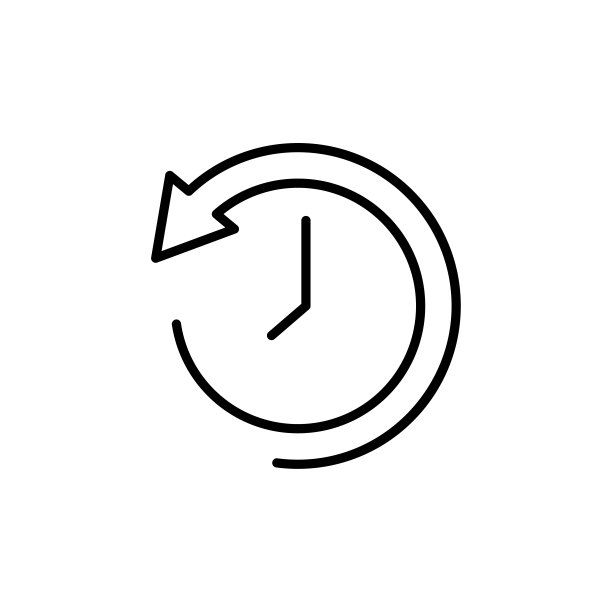 概念设计的箭头钟插图。倒计时的概念。圆形的时钟。矢量插图。股票的形象。图片下载