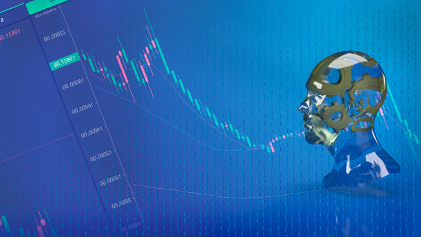 水晶胸像和黄金齿轮车手或创意商业概念3d渲染图片下载