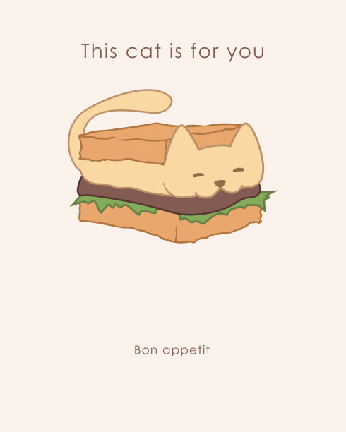 小猫贺卡图片下载
