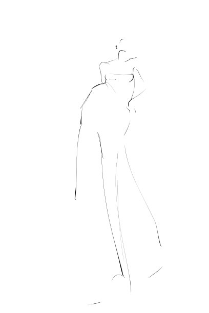 年轻女子模特在晚礼服。图片下载