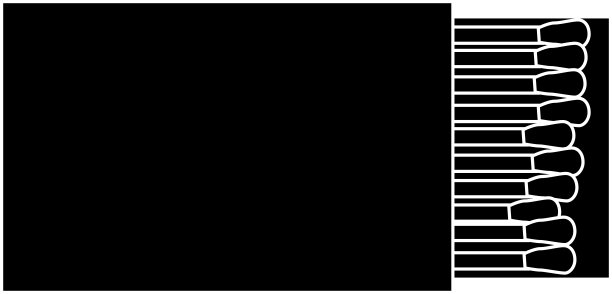 简单的火柴轮廓图片下载