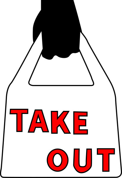 外卖带回家的插图图片下载