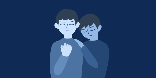 相互依偎的人图片下载