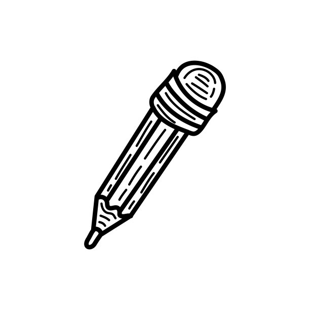 素描铅笔。手绘涂鸦图标。标志符号。向量。图片下载