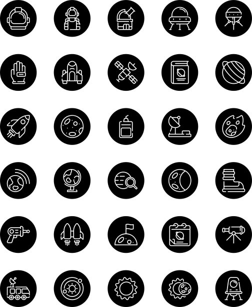 运动图标设置30孤立在白色背景图片下载