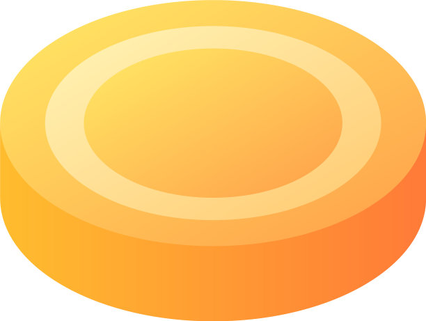 金币图标等距风格图片下载