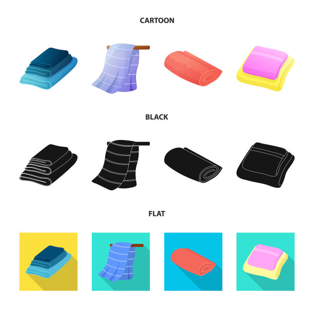 孤立物软、干净的标志套图片下载