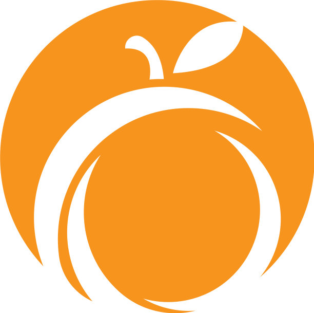 橙色标志设计图片下载