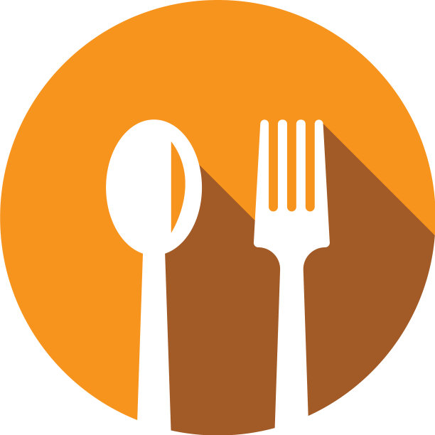 叉子和勺子图标图片下载