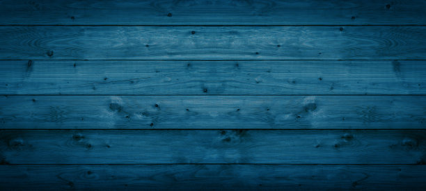 抽象的垃圾旧深蓝色油漆木制纹理-木板背景全景横幅图片下载