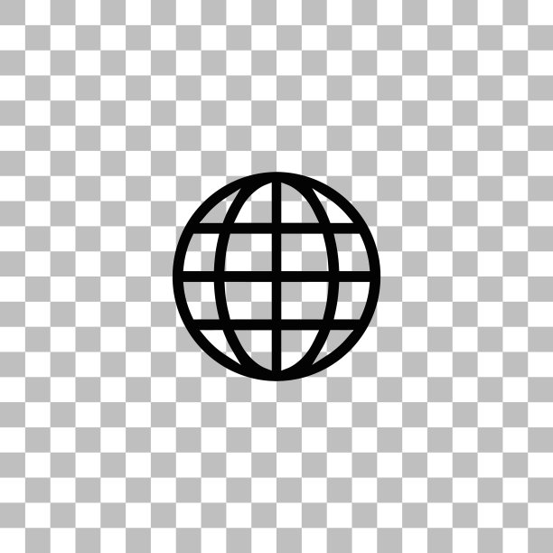 地球图标（扁平风格）图片下载